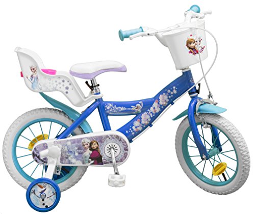 14 Zoll Kinderfahrrad Die Eiskönigin Frozen Mädchen 4 5 6 7 jahren