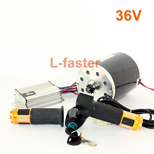 L-faster36V48V 800W Electric Brush DC Motor Kit Electric Scooter E300 Conversion Kit Electric Motorcycle MX650 Replacement Engine Update (36V upgraded kit)