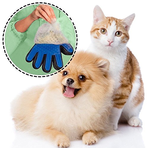 EMA-Gant-pour-poils-danimaux-Magic-Animal-True-touch-Gant-de-massage-chien-chat-Fourrure-Brosse-de-bain-pilateur-Toilettage-Gant-en-caoutchouc-Grooming