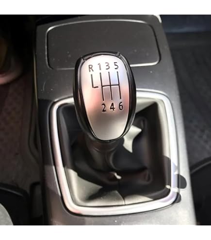 Funda De Cuero Para Pomo De Palanca De Cambios Renault Laguna 3 (2007-2015) - Negra, Fácil Instalación, Estilo Elegante