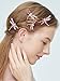 Price comparison product image Aegenacess Wedding Hair Pins Gold Boho Combs Pink Rose Gold Dragonfly Vintage Accessories for Brides and Bridesmaids Women and Girls (Set of 4)