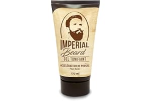 IMPERIAL BEARD - Gel Barbe Tonifiant Accélérateur de Pousse - Entretien Barbe - Fabrication Française - 150 ml