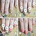 KINGSO 5Pcs French Manicure Round Edge Tip Guides Nail Art Sticker