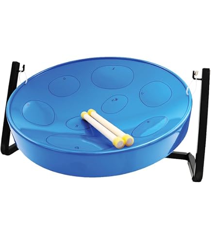 Jumbie Jam Steel Drum Musical Instrument, Steel Finish : Amazon.in