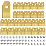 ★【Universell Automower Ersatzklingen】SanGlory Ersatzmesser sind passend für alle Husqvarn Automower, Yardforce und Gardena Modelle/ Typen: 105, G1, G2,Solarhybrid, 220AC 230ACX 260ACX 265ACX 305 308 310 315 320 330X 420 430X 440 450X R38Li R40Li R45Li R50Li R70Li R75Li R80Li R100Li R130Li R160Li R165 R180 Sileno smart Sileno Sileno+ SC600, SC 600 Eco, SC 900.