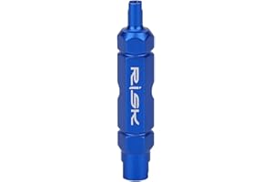 SOLUPTANISU Vanne pour Velo,Démonte obus de Valve Velo,Valve Core Outil de Suppression de l’Alliage d’Aluminium Multi Fonction vélo Tube Valve de Pneu démonter Retirer Outils pour Presta (Bleu)