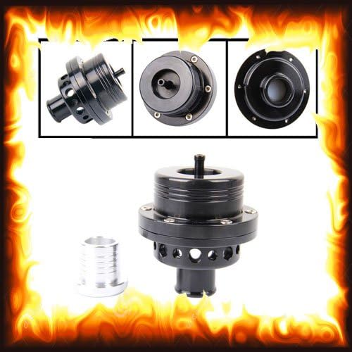 Black Universal 25mm Dump Valve BOV Blow Off Valve turbo TDI VW FORD AUDI