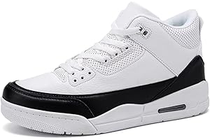 Mevoit Damen Herren Air 4 Retro Skateboardschuhe Schuhe Laufschuhe Turnschuhe mit Luftpolster Walkingschuhe Basketballschuhe Sportschuhe Sneaker