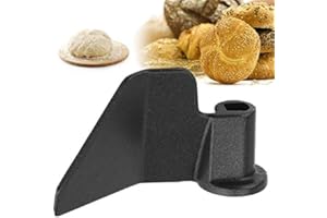 Zerone Kneading Paddle Edelstahl Knethaken Brotbackautomat Klingenmischpaddel mit Antihaftbeschichtung für Brotmaschine Schwarz Knethaken zur Herstellung von Brot und Gebäck