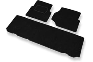 Mossa Alfombrillas adecuadas para Land Rover Defender II (1990-2007) - alfombras para Coche - Color Negro 1