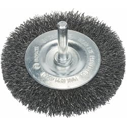 Brosse Circulaire à Fils d'Acier Ondulés 0.2mm, 4500 Tr/Min, 10mm Largeur, 75mm Diamètre