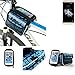 Produktbild Fahrrad Rahmentasche für ZTE Axon 7 Mini, Fahrradhalterung Rahmenhalterung Handyhalterung Fahrradtasche Handy Smarpthone Frame Bag Halterung Bike mount Wasserabweisend, blau - K-S-Trade(TM)