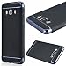 Produktbild GrandEver Samsung Galaxy J5 2016 J510 Weiche Silikon Hülle Durchsichtige Rückschale TPU Bumper Transparent Schutzhülle Klar Handytasche mit Muster Anti-Kratzer Stoßdämpfung Ultra Slim Rückseite Silicon Backcover Soft Case Protective Cover Ultradünnen Premium Handyhülle - Blau und Schwarz