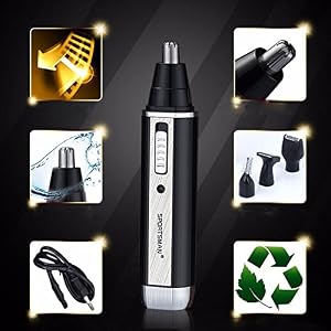 4 In 1 Rechargable Ear Nose Trimmer Electric Shaver Beard Face Eyebrows Nose Ear Hair Trimmer Automatic Removal Shaver - Image 4