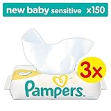 Pampers New Baby Sensitive Feuchttücher, 150 Stück