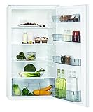 Dieser Kühlschrank hat Ablagen aus stabilem Sicherheitsglas, auf dem selbst schwerste Produkte gelagert werden können