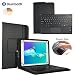 Produktbild New | Bluetooth QWERTZ Keyboard mit Touchpad für Lenovo Tab4 10 TB-X304F Tablet Tastatur Hülle - 10.1 Zoll TP Schwarz