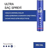 Taft Ultra Sa&ccedil; Spreyi 250 ml 24 Saat Kalıcı Tutuş Sağlayan Dayanıklı Form&uuml;l