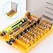 Produktbild Hltd 45 in 1 Precision Torx Schraubendreher Set, Profi Portable Phone Reparatur Werkzeug Pinzette Kit, Verlängerung Welle für präzise Reparatur oder Wartung