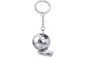 PUBLISIT Porte-Clés Foot Personnalisable, Football, Ballon + Crampons, avec Votre Texte, Couleur au Choix, Cadeau Foot, pour Les Amateurs de Football, Supporters, Joueurs, Sportifs
