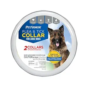 PetArmor Flea and Tick Collar for Dogs, Large, 2 count