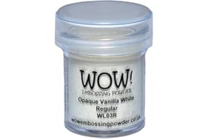 WOW EMBOSSING POWDER WOW ! Embossage poudre 15ml-Opaque blanc vanille