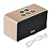Produktbild Kleiner Portable Zwei-Horn Bluetooth V4.0 Lautsprecher, Aluminium Wireless Bluetooth Stereolautsprecher Baß mit Mic AUX für iPhone Android
