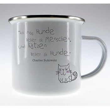 Guten Morgen Becher Emaille Becher Ich Mag Hunde Lieber Als