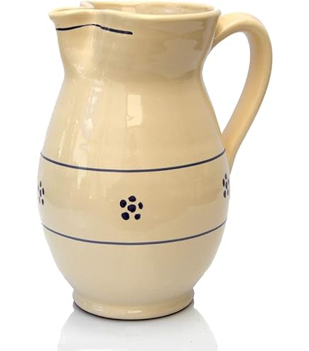 Pichets, brocs, cruches, Barbotines, Céramiques, verres | France