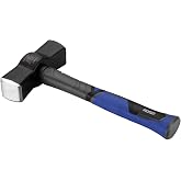 Alyco - 1kg Bricklayer Planter with Fiberglass Handle and Forged Carbon Steel Head, Maximum Impact Absorption Tool for Light