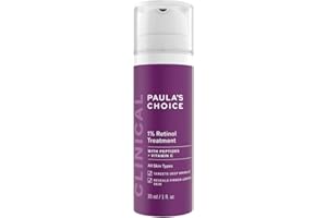 ‎PAULA'S CHOICE Paula’s Choice CLINICAL 1% Retinol Serum - Anti Aging Behandlung Creme - Glättet Feine Linien und Falten, bekämpft Unreine Haut & Vergrößerte Poren - Alle Hauttypen - 30 ml