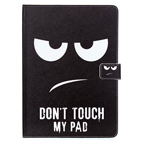 iPad Mini 4 Hülle, Deenor PU Leder Abdeckung Stand Flip Schutzhülle Hülle für Apple iPad Mini 4 Generation. (DON’T TOUCH MY PAD) - 2