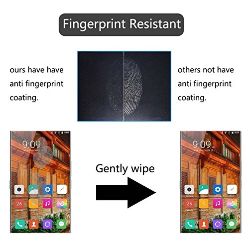 E-Hamii  2-Pack  Elephone S7 Protector de Pantalla  0 26mm HD Anti-Scratch y Anti-huella digital Proteger la pel  cula  9H Vidrio templado Cubierta protectora  Mejor protecci  n