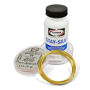 Harris Solder Kit 5631 & SSWF7 - Safety-Silv 56% 1/16 Solder 1 Ounce w/Flux