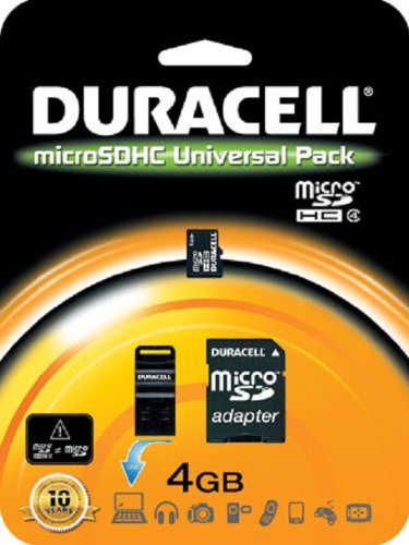 Preisvergleich Produktbild Duracell SD HC Connectivity Kit 4 GB USB