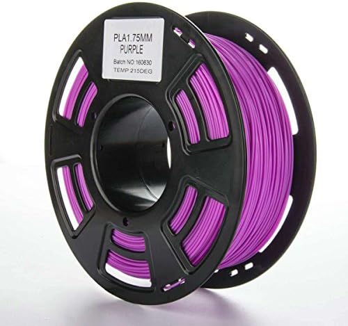 3D Printer Filament PLA Material 1KG(2.2 lbs) Spool Multi-color High Tenacity (Purple)