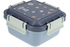 Tutete Caja Almuerzo Infantil Grande 780ml - Fiambrera Escolar, Apta para Microondas y Lavavajillas, Cierre Hermético, Ideal para Parque o Colegio, 100% Libre de BPA | The Martians
