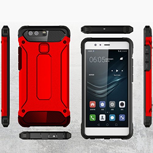 Huawei P9 Funda Pasonomi Pesada Doble Capa Carcasa de Protecci n Hibrida Armadura Funda para Huawei P9 Huawei P9 Rojo reviews Huawei P9 Funda Pasonomi Pesada Doble Capa Carcasa de Protecci n Hibrida Armadura Funda para Huawei P9 Huawei P9 Rojo