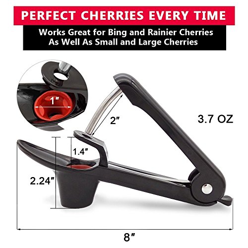 GWCLEO Kirsch und Oliven Pitter, Trauben und Cranberries Frucht Corer Pitter Küche Entferner Werkzeug - 3