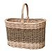 Shopping Basket Green Flask Basket