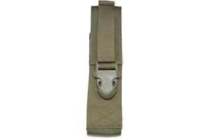 ACEXIER Flashlight Holder Case 1000D Nylon Molle Light Holster Army Tactical Flashlight Pouch For Camping Hiking Hunting