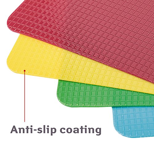 Tatkraft Quatro Hi-quality 4er Set Flexibel Schneidebrett Kunststoff Mit Lebensmittel Symbolen - 2