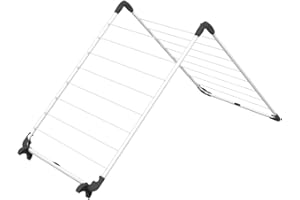 Vileda Acrobath Tendedero Bañera de Acero Inoxidable, Blanco, 71x5.5x67 cm