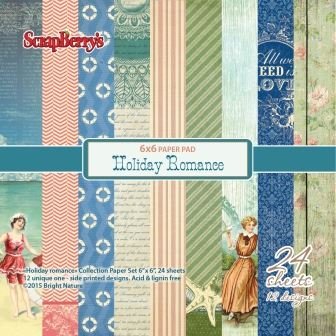 ScrapBerry's12 Single-Sided Designs Paper (24/Pack), 6 Inches x 6 Inches