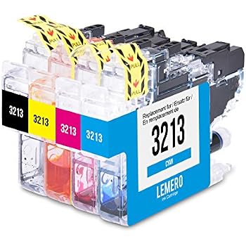 Teng LC3213 LC-3213 Cartucce di inchiostro compatibili per Brother LC3213 LC3211 per Brother MFC-J890DW MFC-J895DW MFC-J497DW DCP-J772DW J572DW J774DW (2 nero, 2 ciano, 2 magenta, 2 giallo