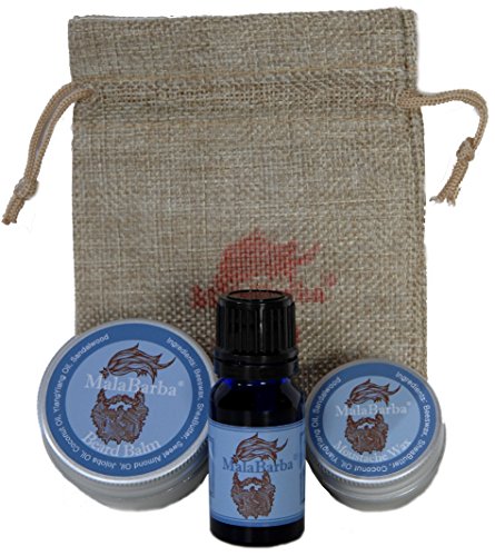 Set de regalo para el cuidado de la barba. SandalWood. Gift set Beard Grooming