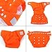 SODIAL(R) 7x Reusable Adjustable Washable Baby Soft Cloth Nappy Diaper One Size +7 Inserts