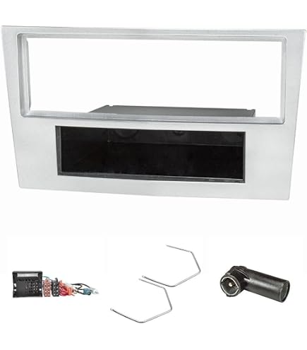 Cornice Radio 1-DIN Nero Piano Per Opel Corsa D, Astra H, Zafira B (2004-2014)
