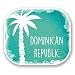 Produktbild 2 x Dominikanische Republik Vinyl Aufkleber Aufkleber Laptop Reise Gepäck Auto Ipad Schild Fun # 6499 - 10cm/100mm Wide