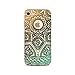 Produktbild KSHOP Hülle Crystal Case Schutzhülle für iphone 7 plus /iphone 7s plus 5.5" Hülle TPU Silikon Schlank Durchsichtig Transparent kratzfeste stoßdämpfende - Mandala Hena grün